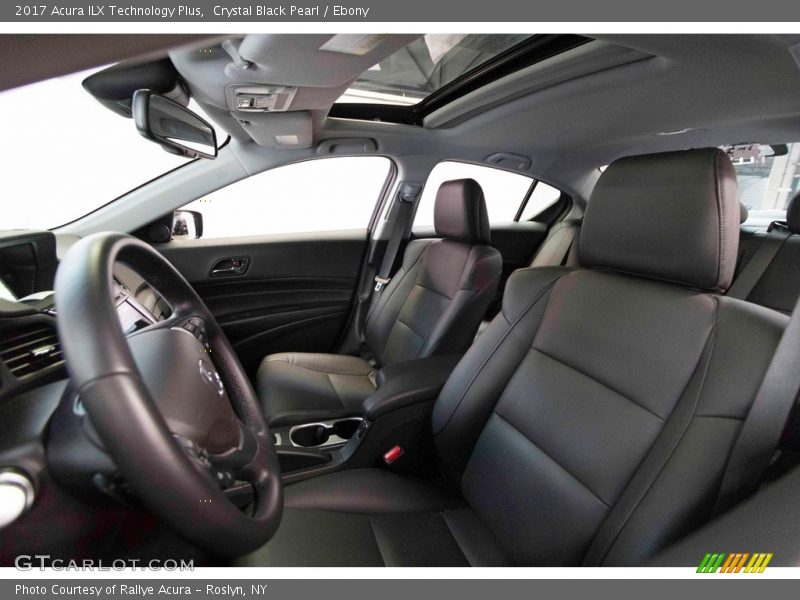 Crystal Black Pearl / Ebony 2017 Acura ILX Technology Plus