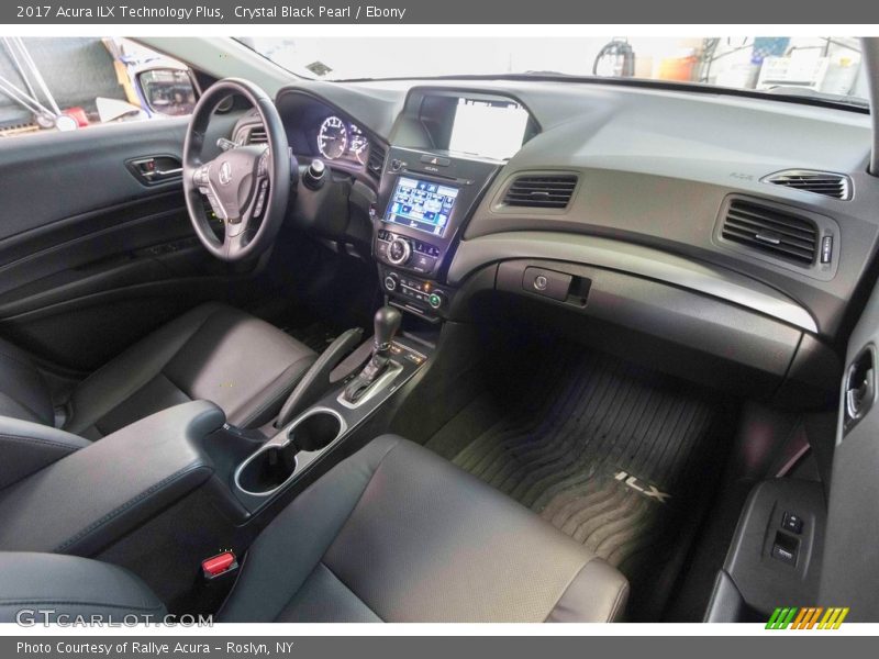 Crystal Black Pearl / Ebony 2017 Acura ILX Technology Plus
