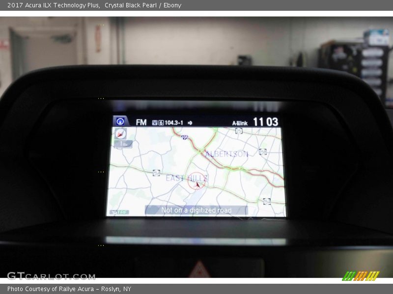 Crystal Black Pearl / Ebony 2017 Acura ILX Technology Plus