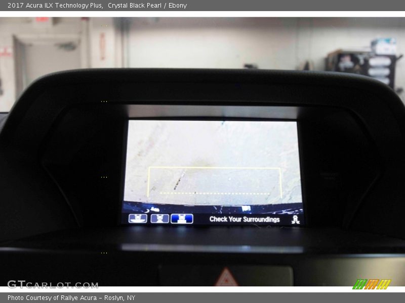 Crystal Black Pearl / Ebony 2017 Acura ILX Technology Plus