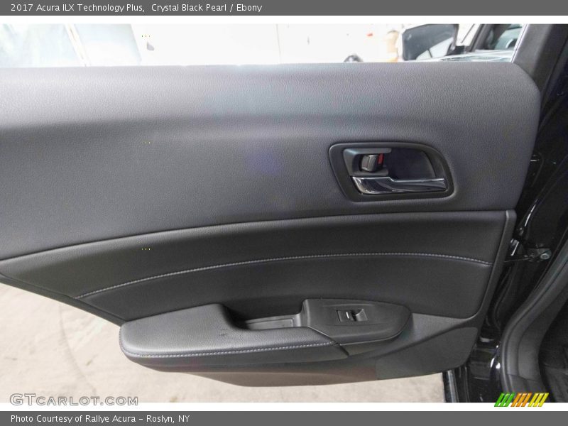 Crystal Black Pearl / Ebony 2017 Acura ILX Technology Plus