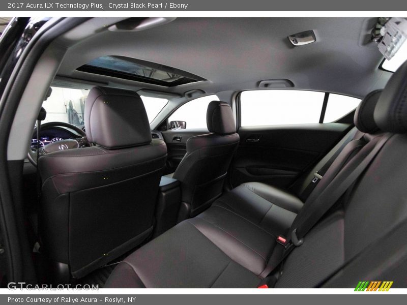 Crystal Black Pearl / Ebony 2017 Acura ILX Technology Plus
