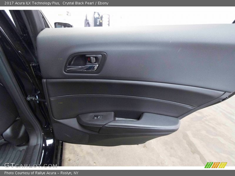 Crystal Black Pearl / Ebony 2017 Acura ILX Technology Plus