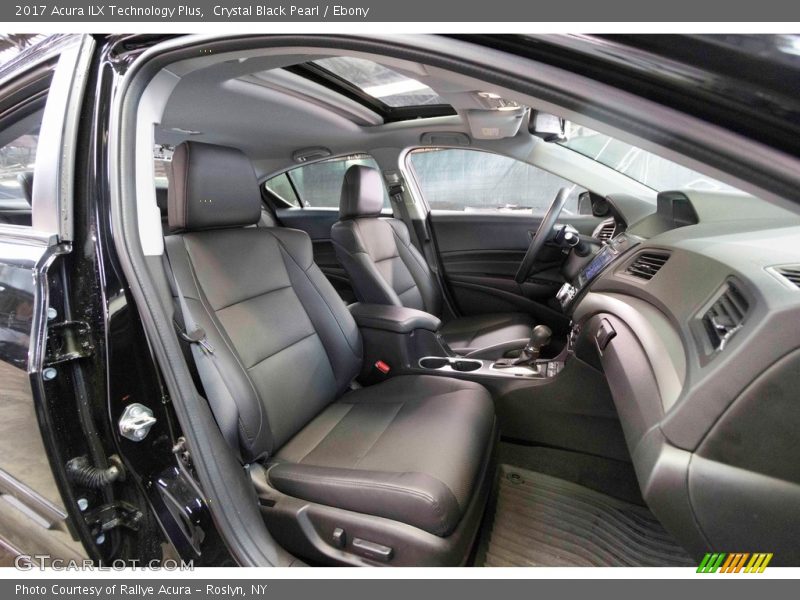 Crystal Black Pearl / Ebony 2017 Acura ILX Technology Plus