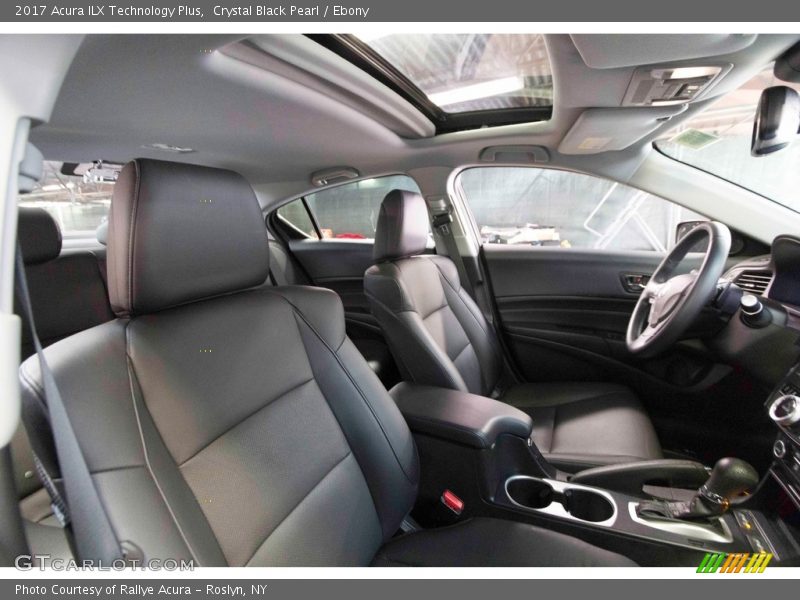 Crystal Black Pearl / Ebony 2017 Acura ILX Technology Plus