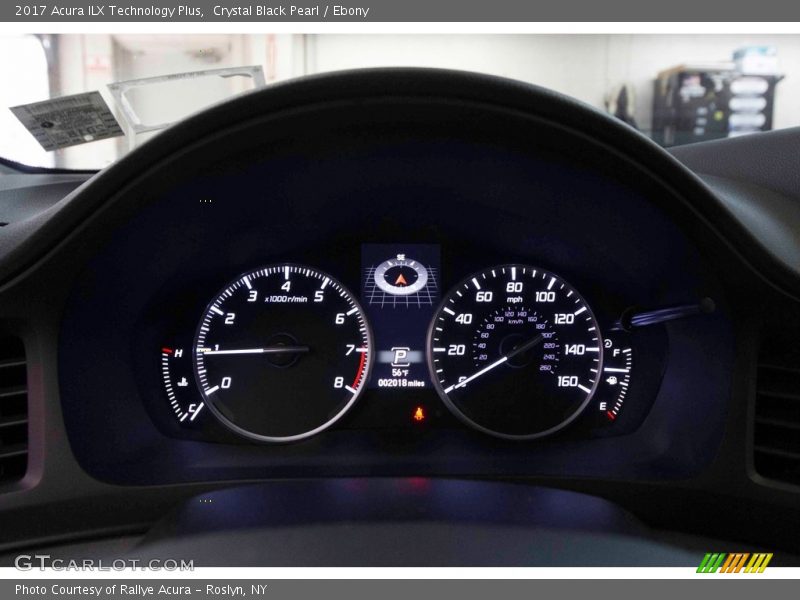 Crystal Black Pearl / Ebony 2017 Acura ILX Technology Plus