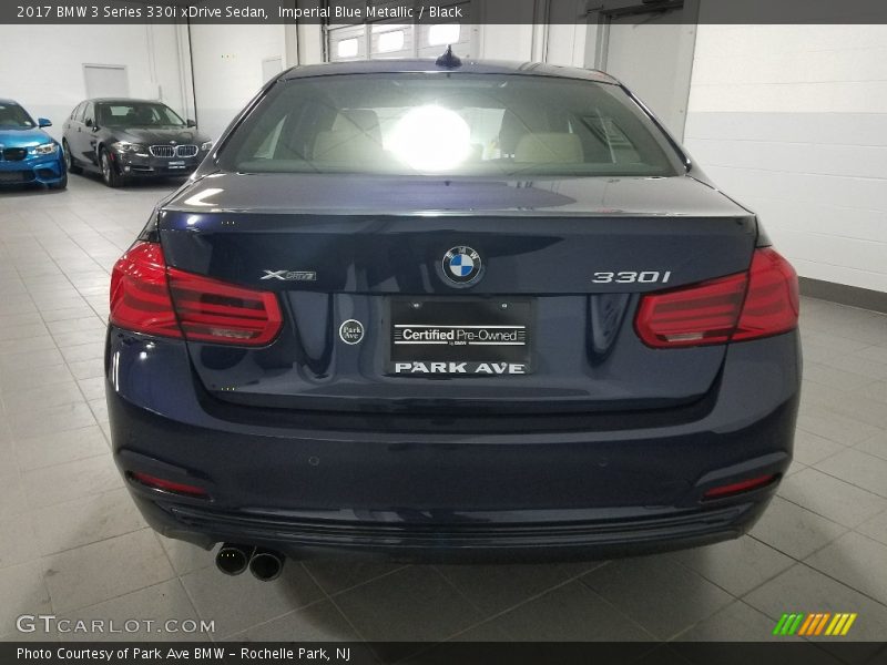 Imperial Blue Metallic / Black 2017 BMW 3 Series 330i xDrive Sedan