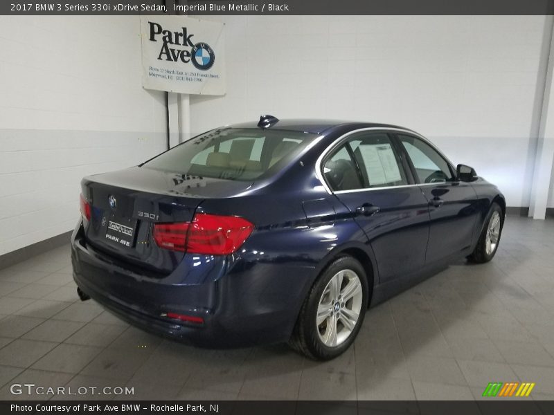 Imperial Blue Metallic / Black 2017 BMW 3 Series 330i xDrive Sedan