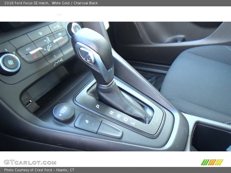 White Gold / Charcoal Black 2018 Ford Focus SE Hatch