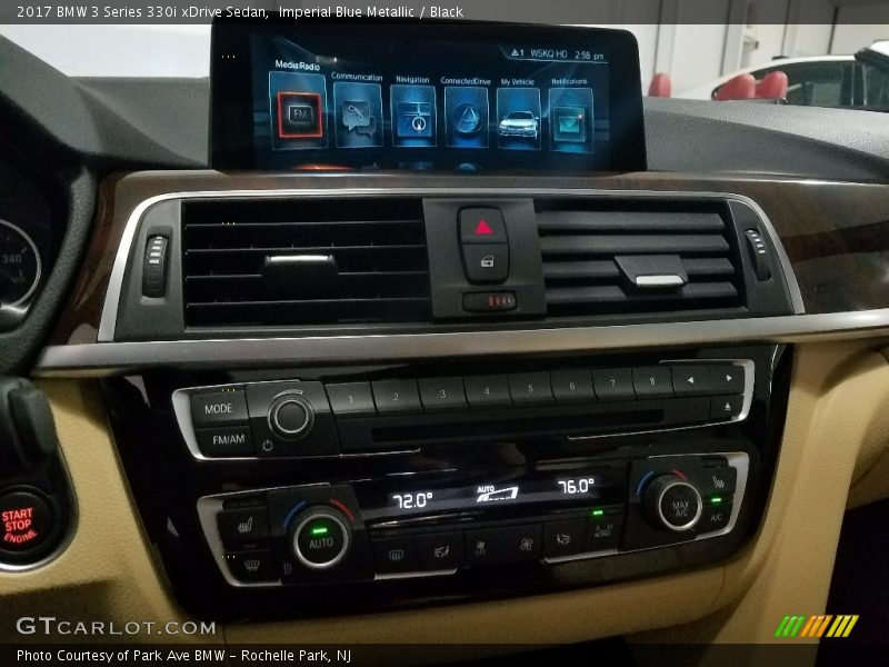 Imperial Blue Metallic / Black 2017 BMW 3 Series 330i xDrive Sedan