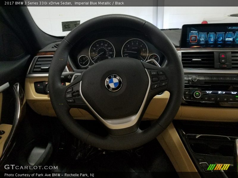 Imperial Blue Metallic / Black 2017 BMW 3 Series 330i xDrive Sedan