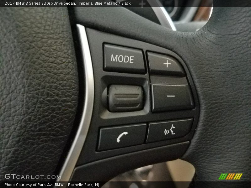 Imperial Blue Metallic / Black 2017 BMW 3 Series 330i xDrive Sedan