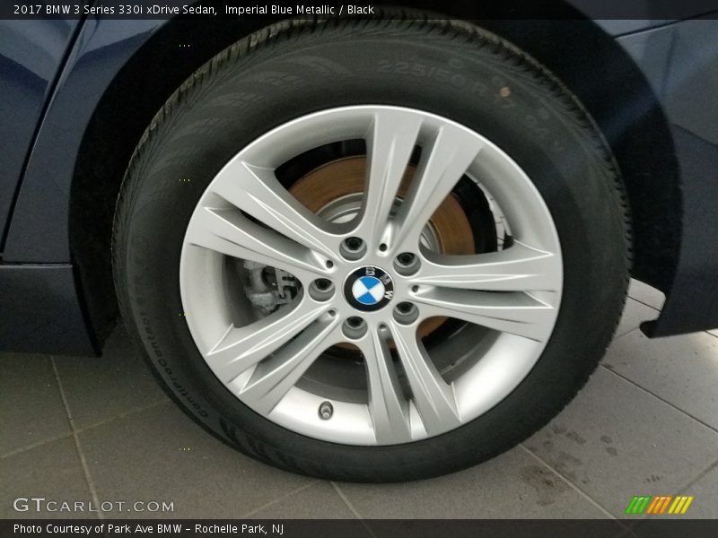 Imperial Blue Metallic / Black 2017 BMW 3 Series 330i xDrive Sedan