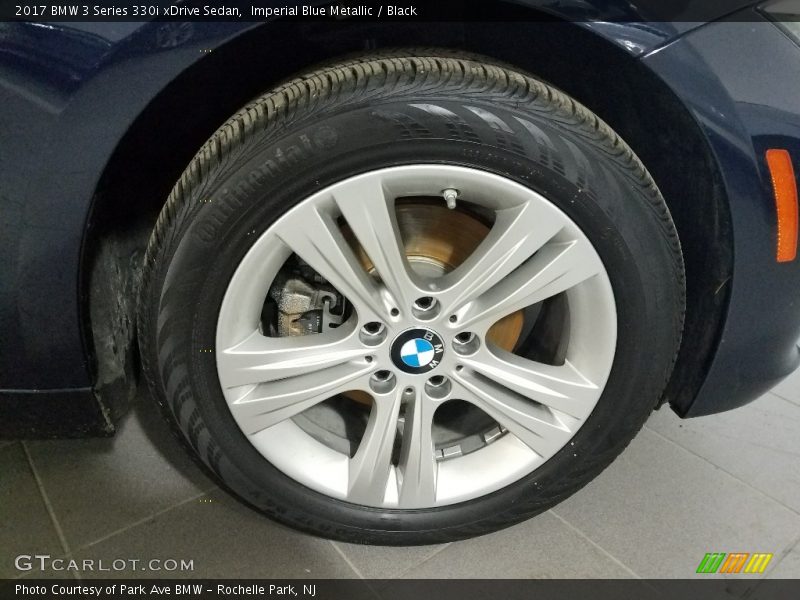 Imperial Blue Metallic / Black 2017 BMW 3 Series 330i xDrive Sedan