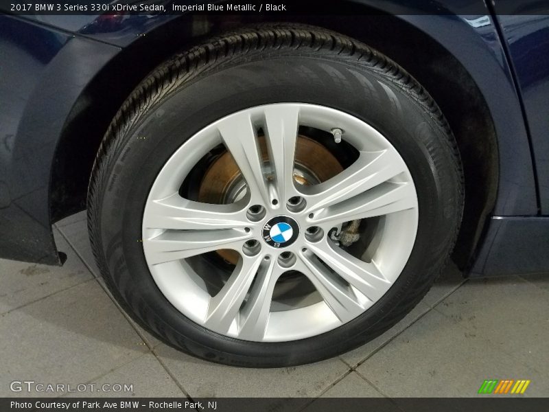 Imperial Blue Metallic / Black 2017 BMW 3 Series 330i xDrive Sedan