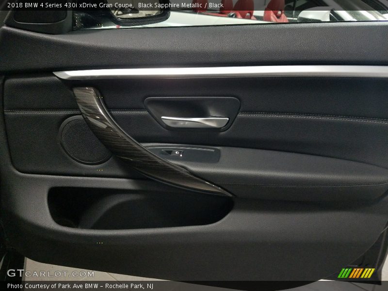 Black Sapphire Metallic / Black 2018 BMW 4 Series 430i xDrive Gran Coupe