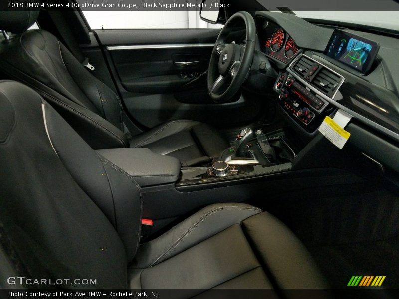 Black Sapphire Metallic / Black 2018 BMW 4 Series 430i xDrive Gran Coupe