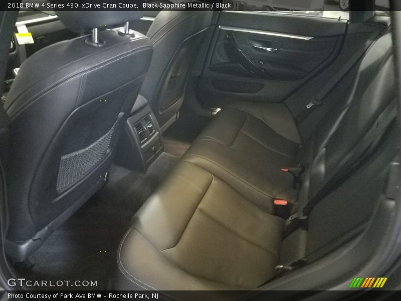 Black Sapphire Metallic / Black 2018 BMW 4 Series 430i xDrive Gran Coupe
