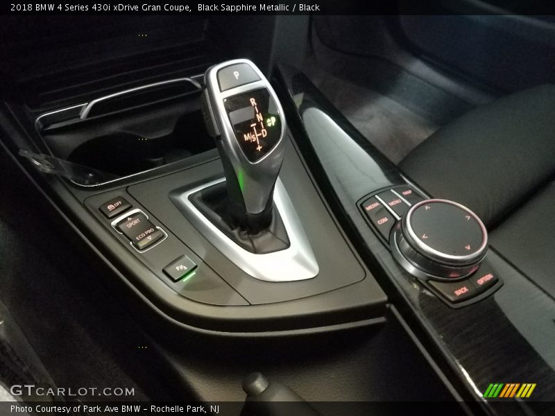 Black Sapphire Metallic / Black 2018 BMW 4 Series 430i xDrive Gran Coupe