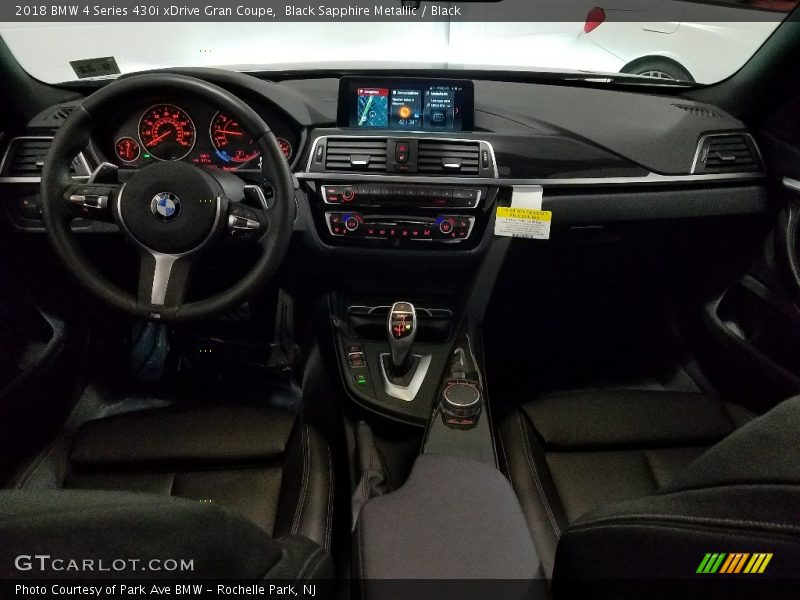 Black Sapphire Metallic / Black 2018 BMW 4 Series 430i xDrive Gran Coupe