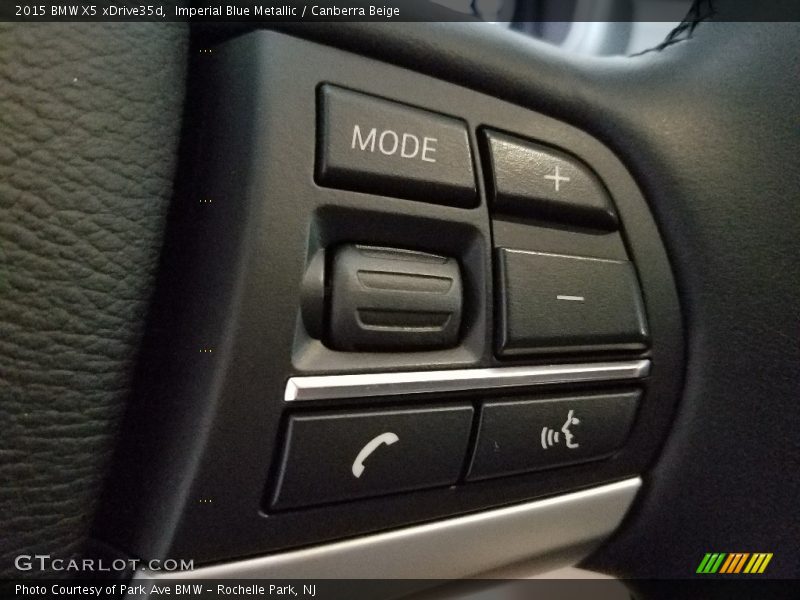 Imperial Blue Metallic / Canberra Beige 2015 BMW X5 xDrive35d