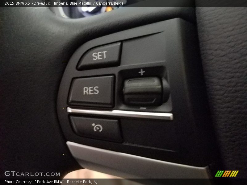Imperial Blue Metallic / Canberra Beige 2015 BMW X5 xDrive35d