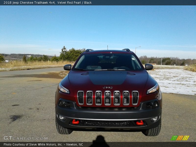 Velvet Red Pearl / Black 2018 Jeep Cherokee Trailhawk 4x4