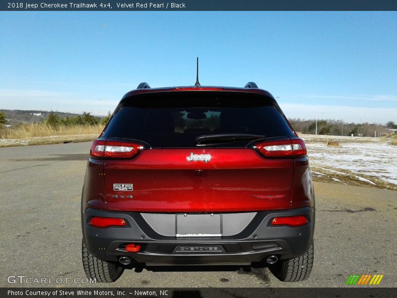 Velvet Red Pearl / Black 2018 Jeep Cherokee Trailhawk 4x4