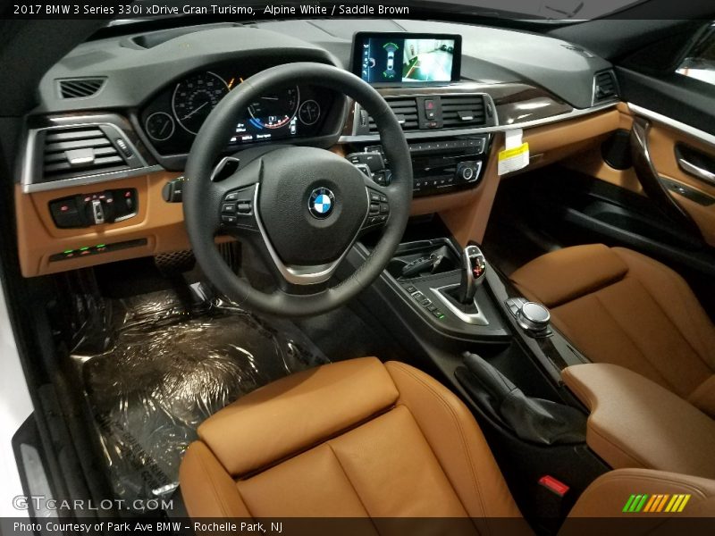 Alpine White / Saddle Brown 2017 BMW 3 Series 330i xDrive Gran Turismo