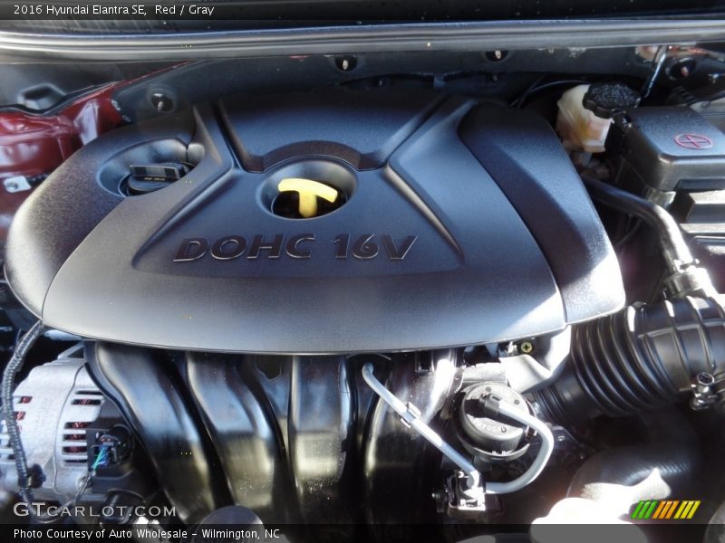 Red / Gray 2016 Hyundai Elantra SE