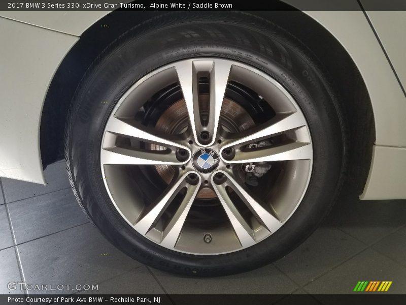 Alpine White / Saddle Brown 2017 BMW 3 Series 330i xDrive Gran Turismo