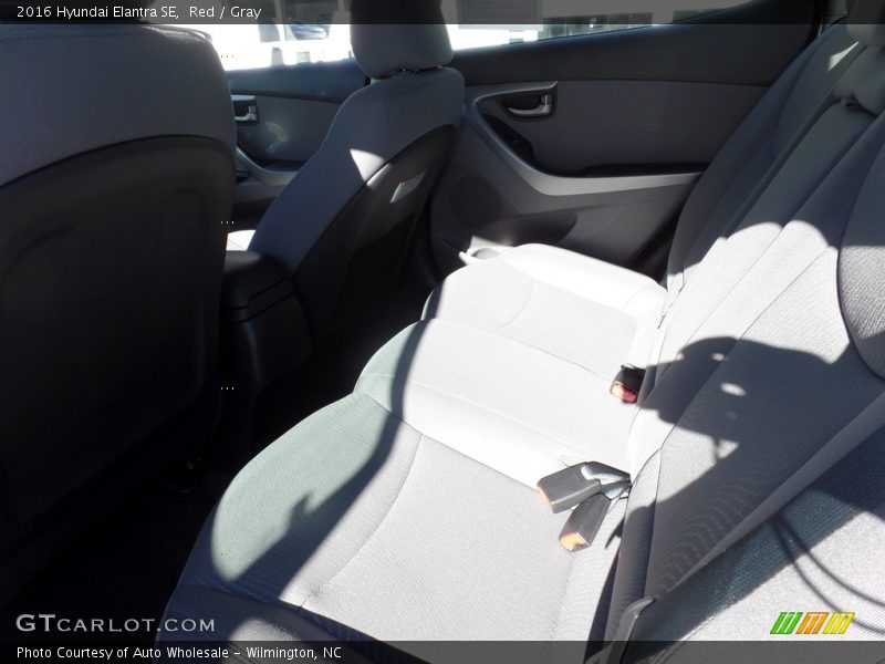 Red / Gray 2016 Hyundai Elantra SE