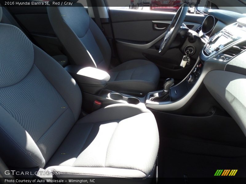 Red / Gray 2016 Hyundai Elantra SE