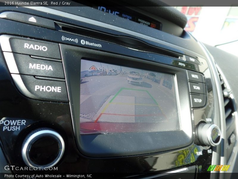Red / Gray 2016 Hyundai Elantra SE