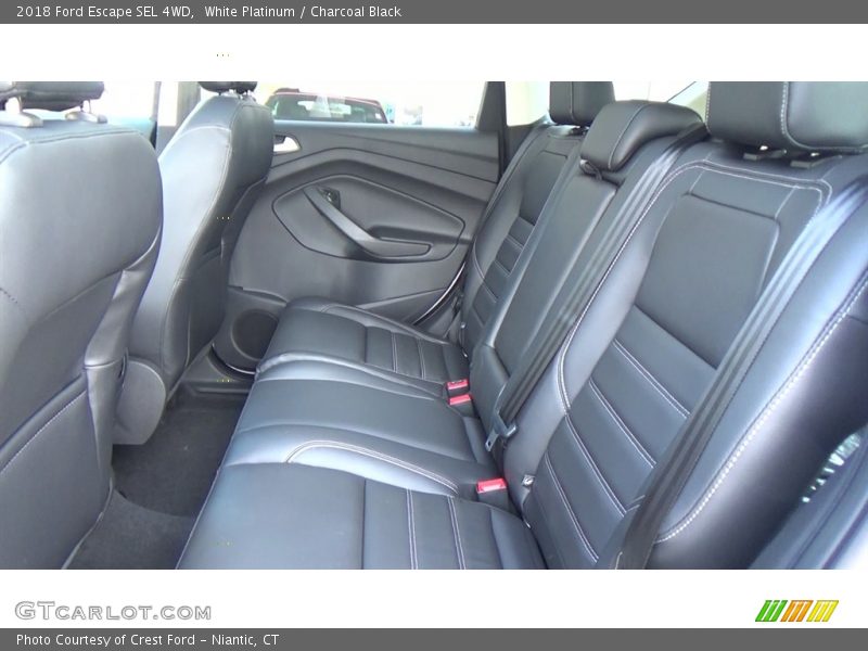 White Platinum / Charcoal Black 2018 Ford Escape SEL 4WD