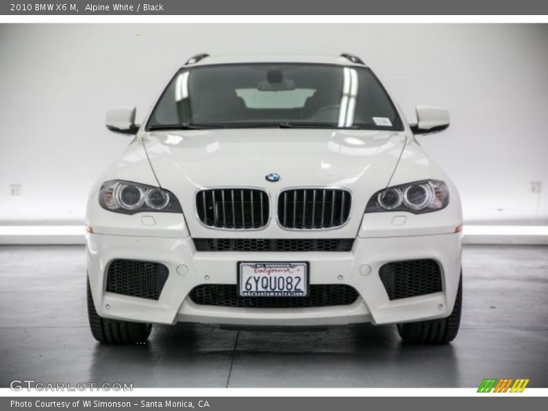 Alpine White / Black 2010 BMW X6 M