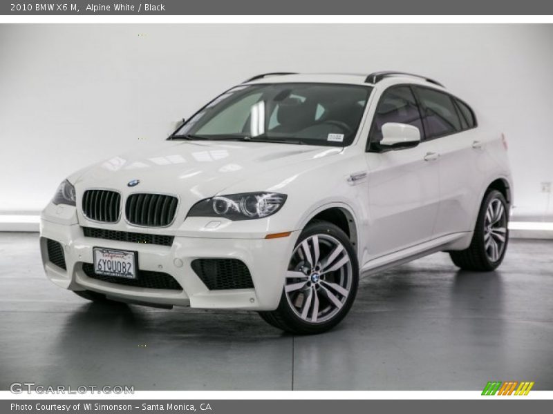 Alpine White / Black 2010 BMW X6 M