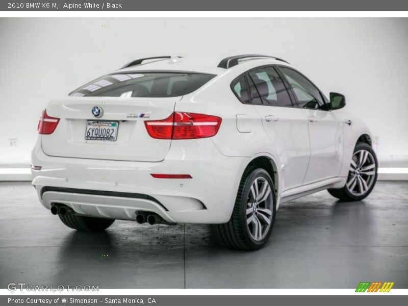 Alpine White / Black 2010 BMW X6 M