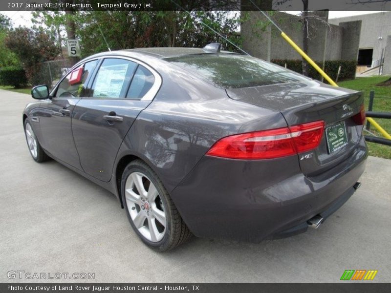 Tempest Gray / Jet 2017 Jaguar XE 25t Premium