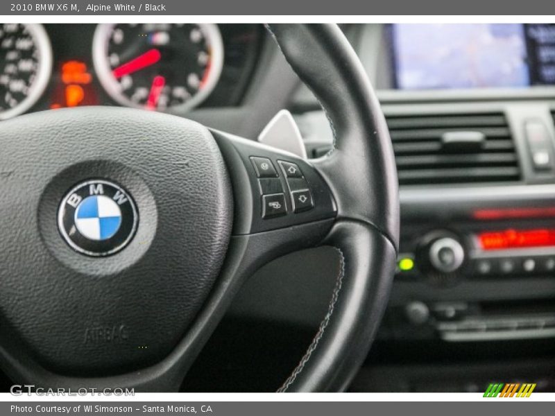 Alpine White / Black 2010 BMW X6 M