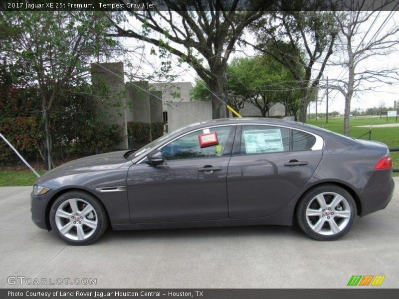 Tempest Gray / Jet 2017 Jaguar XE 25t Premium