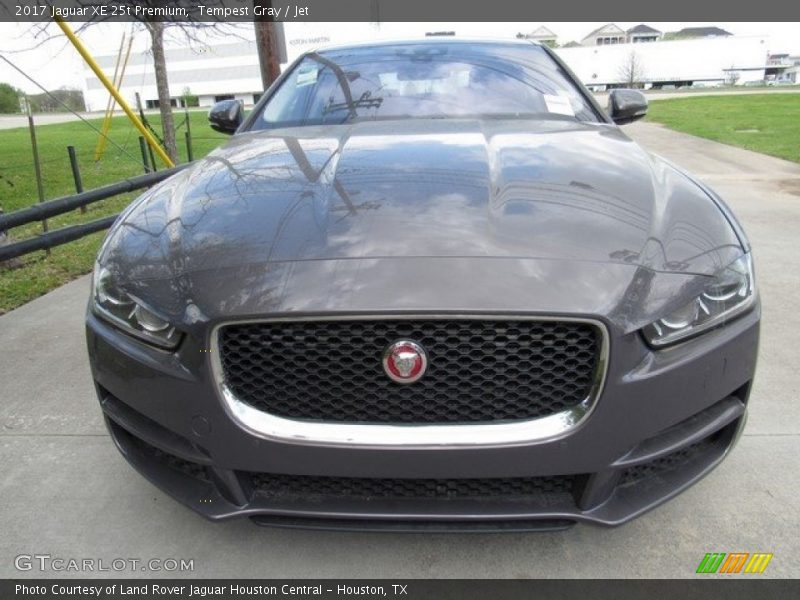 Tempest Gray / Jet 2017 Jaguar XE 25t Premium