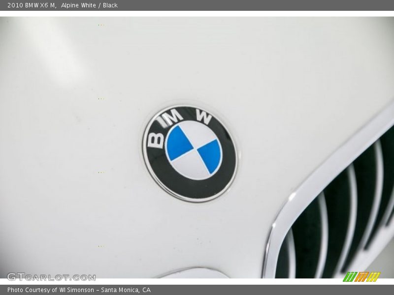 Alpine White / Black 2010 BMW X6 M
