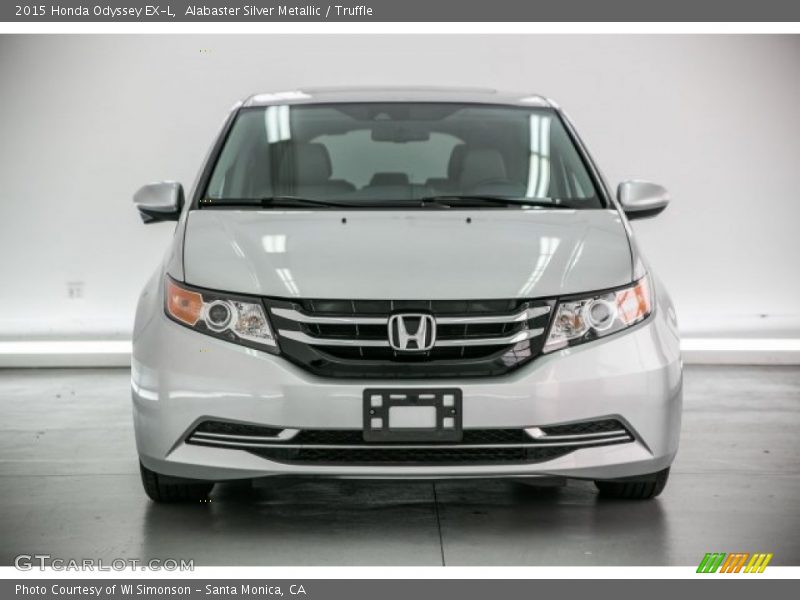 Alabaster Silver Metallic / Truffle 2015 Honda Odyssey EX-L