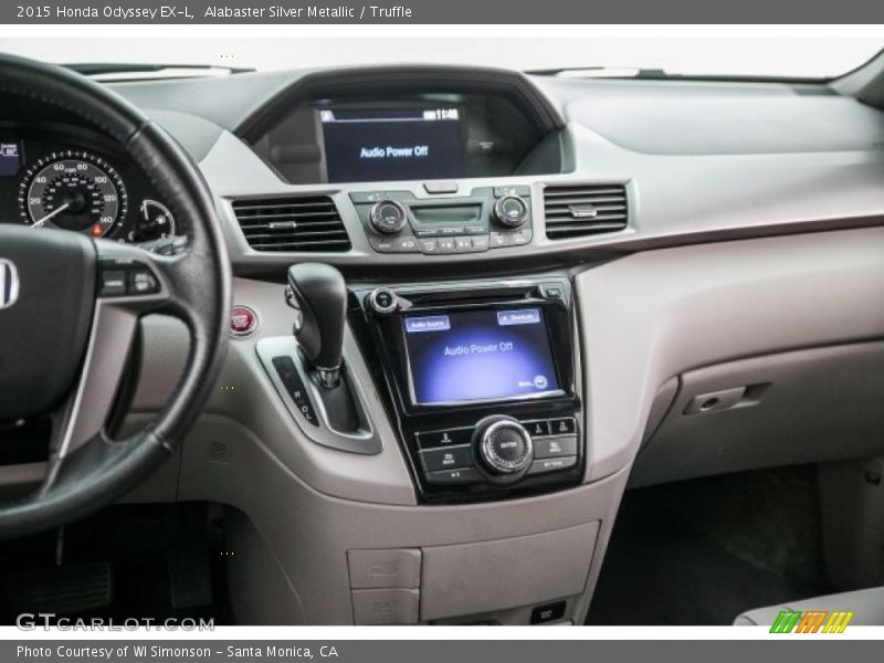 Alabaster Silver Metallic / Truffle 2015 Honda Odyssey EX-L