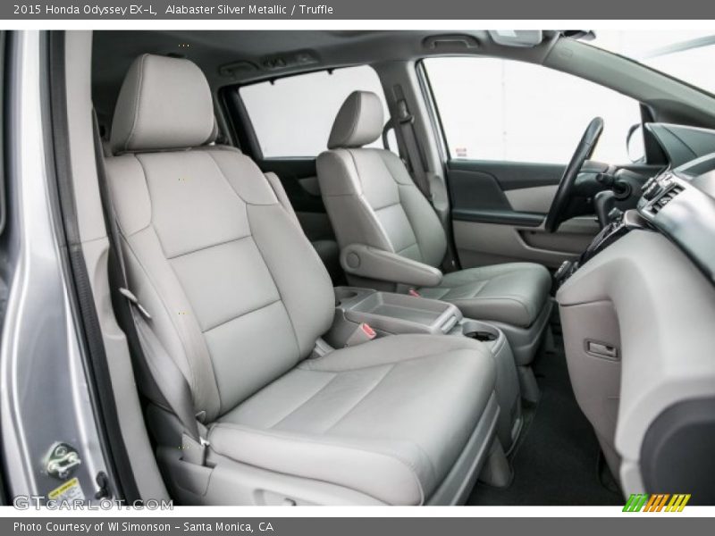 Alabaster Silver Metallic / Truffle 2015 Honda Odyssey EX-L
