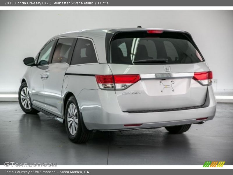 Alabaster Silver Metallic / Truffle 2015 Honda Odyssey EX-L