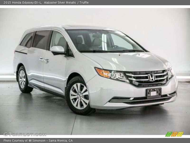 Alabaster Silver Metallic / Truffle 2015 Honda Odyssey EX-L