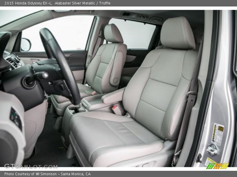 Alabaster Silver Metallic / Truffle 2015 Honda Odyssey EX-L