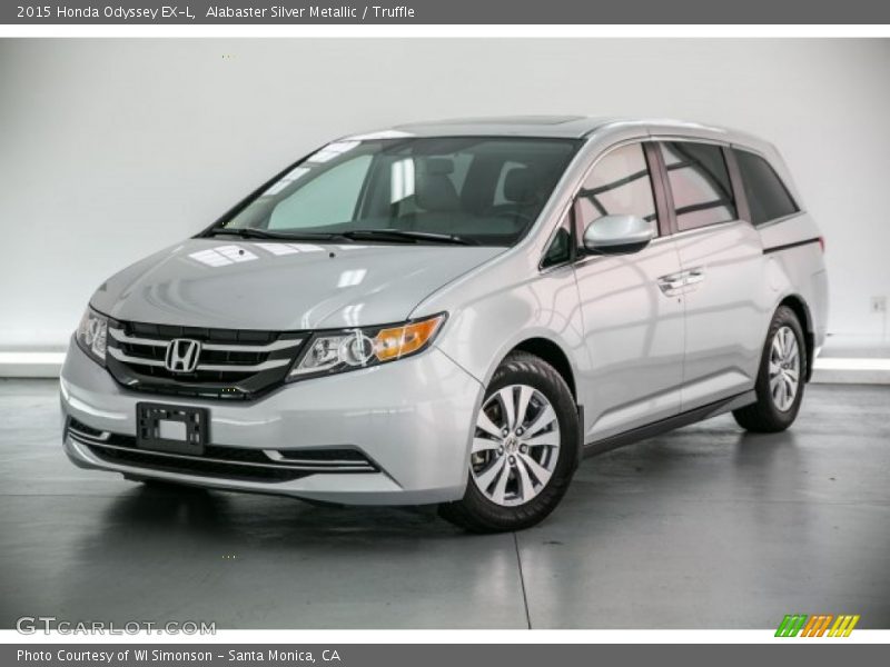 Alabaster Silver Metallic / Truffle 2015 Honda Odyssey EX-L